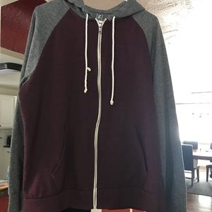 Zip up hoodie